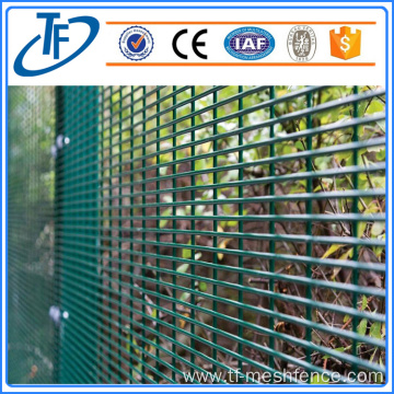 Galvanized anti-climb 358 fence with close mesh holes